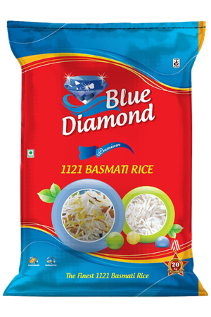Diamond Blue 1121 Basmati Rice